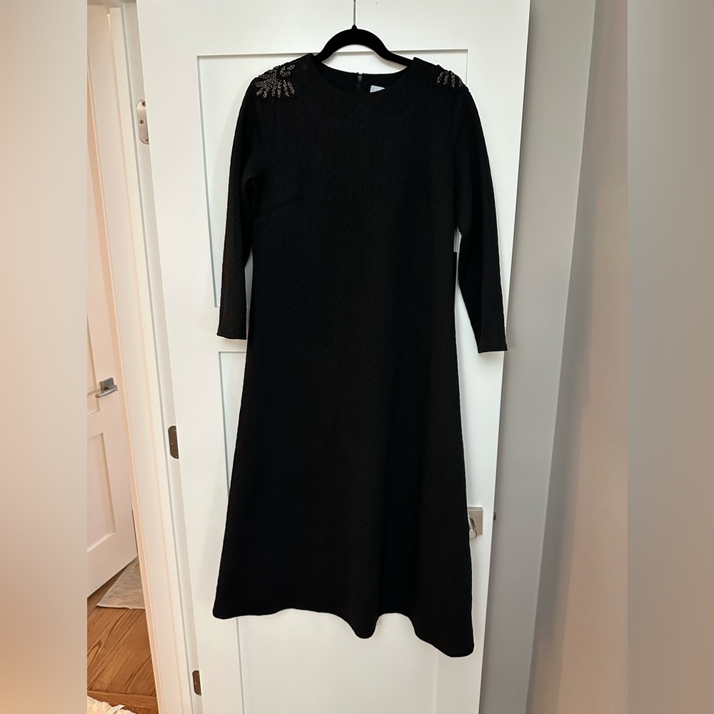 Tuckernuck Quilted Harper Dress with Beaded Shoulders Size L. Tags in tact, new.
